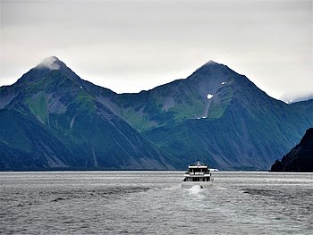 Auf der Schiffsfahrt zum Kenai Fjord